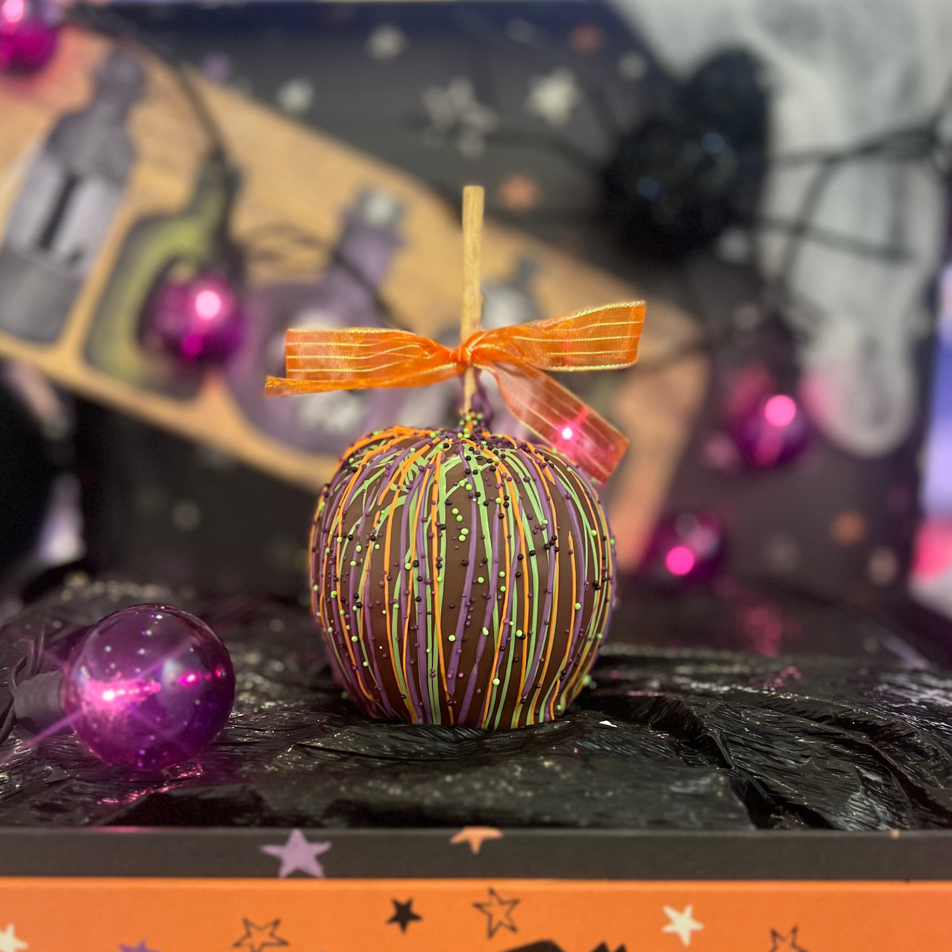 Halloween Spirit Gourmet Caramel Apple- My Favorite Sweet Shoppe Pittsburgh- {{Product type}}