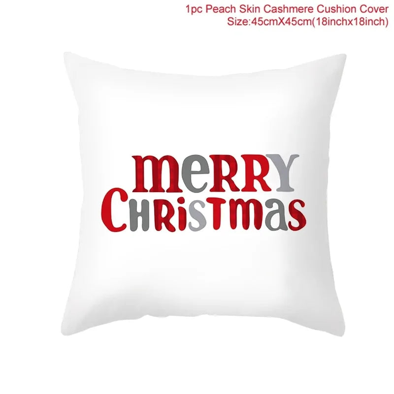 Cartoon Christmas Pillow Cover Kia Day Design