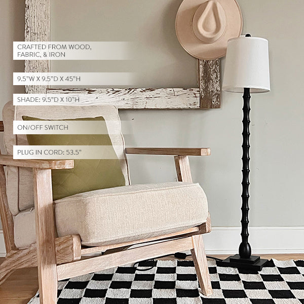 Modern Scalloped Base Floor Lamp - - Sale