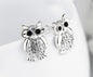 Fashion Owl Crystal Stud Earrings Kia Day Design