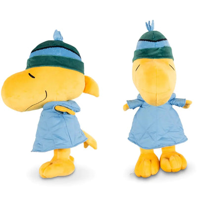 Franco Peanuts Woodstock Winter Coat Holiday & Christmas Bedding Super Soft Plush Cuddle Pillow Buddy - - pillow