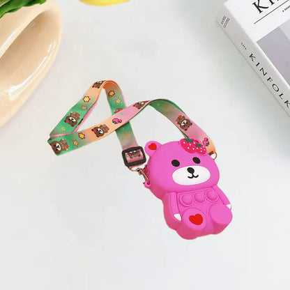 Antistress Bear Shoulder Bag Toy Kia Day Design