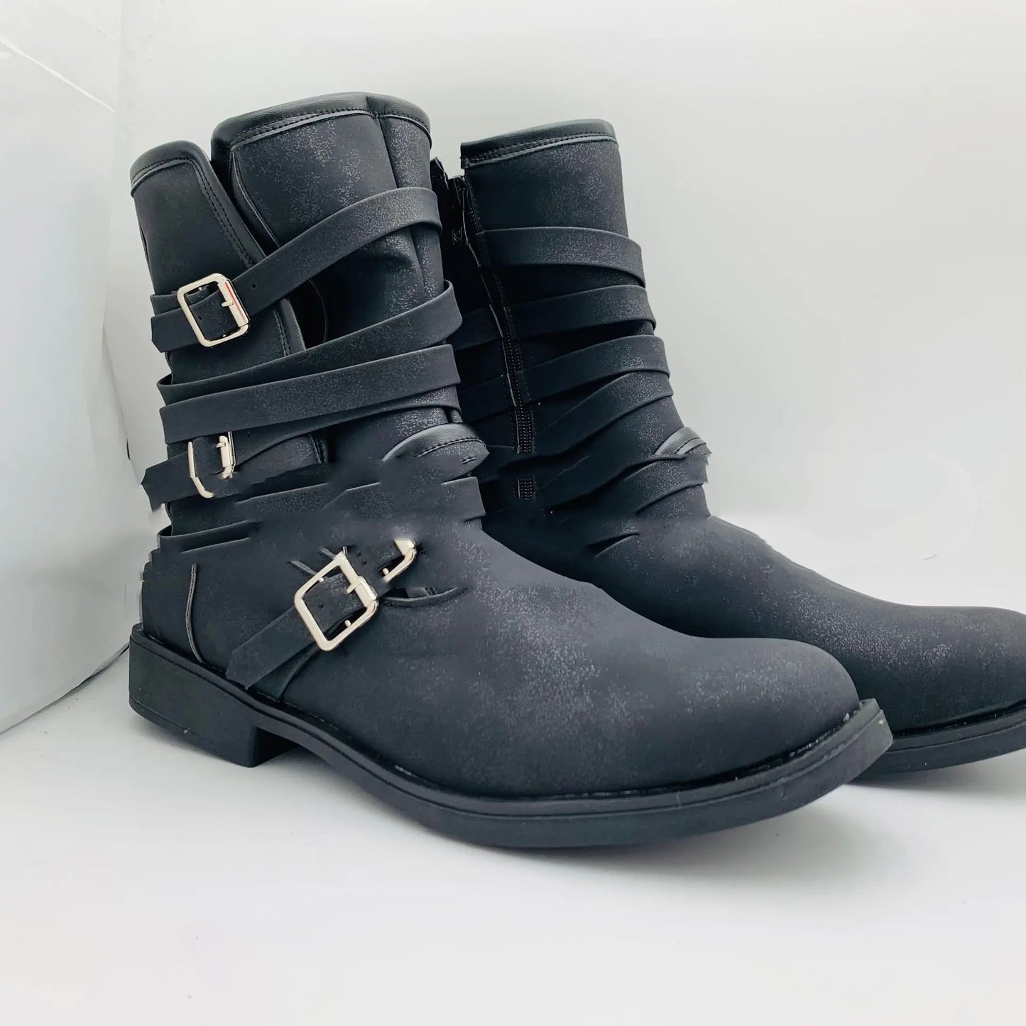 Men's Casual Short Zipper Boots
