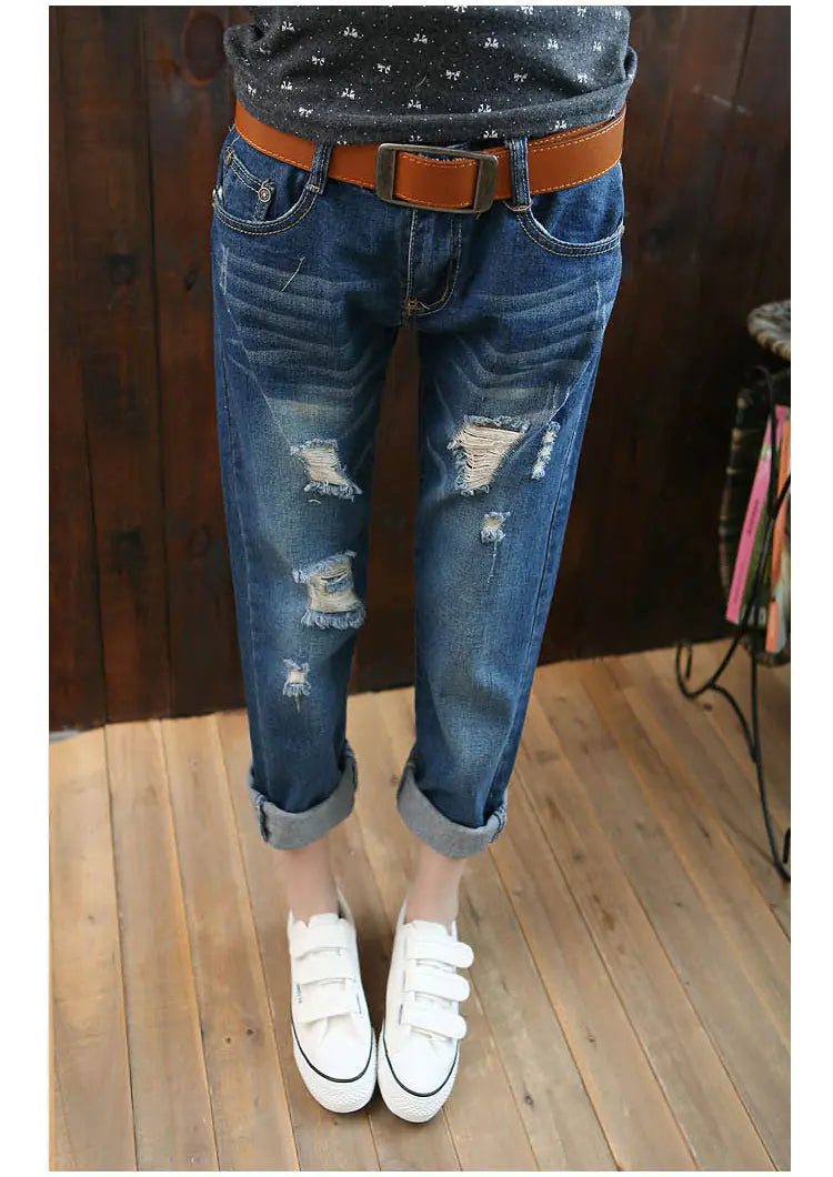 Harem Pants, Cropped Pants, Ripped Jeans - Kia Day Design