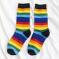 Rainbow Striped Stockings for Women - Kia Day Design