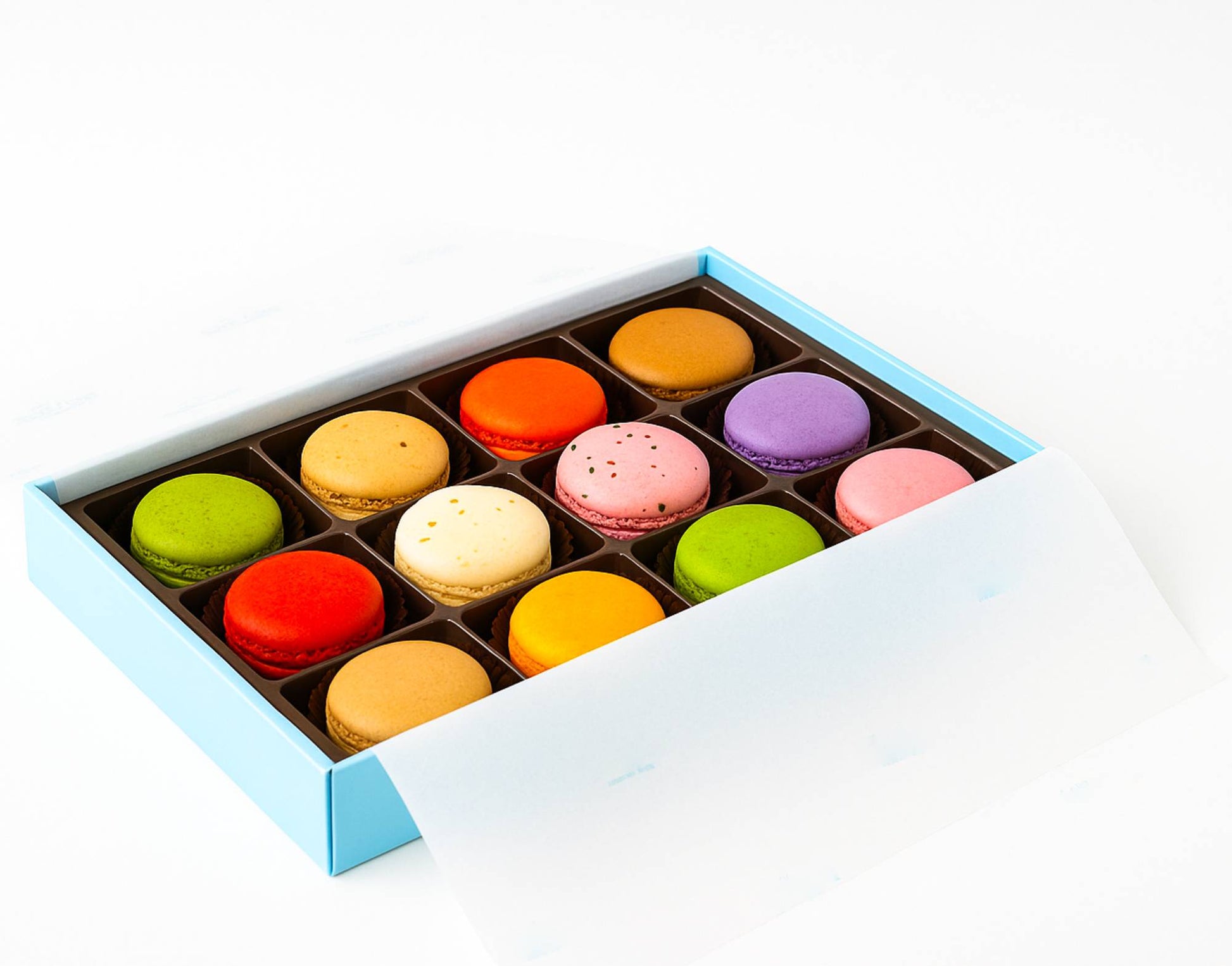 Andy Anand French Macarons, 24-Piece Gift Box – Made Fresh Daily, Assorted Gourmet Flavors, Gluten-Free – Birthday & Holiday Celebration - - Food & Beverages > Bakery > Cookies