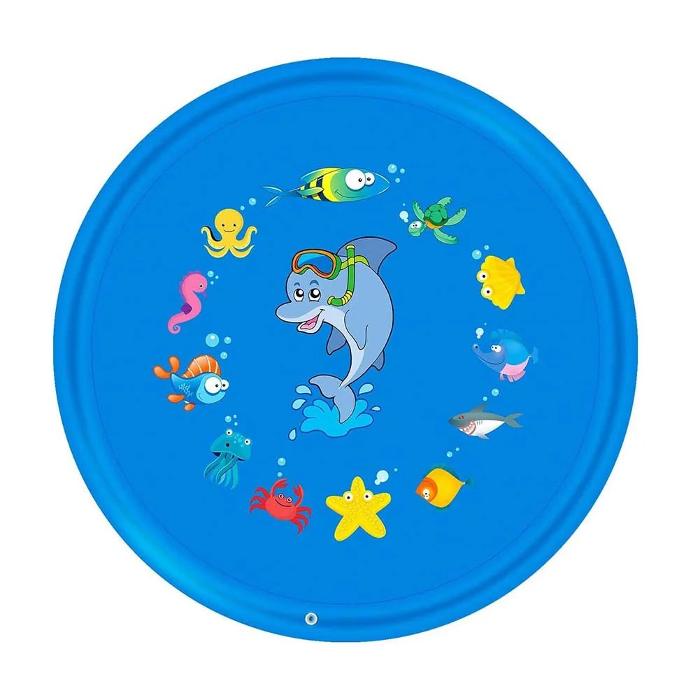 Outdoor Inflatable Water Spray Kids Sprinkler Play Pad