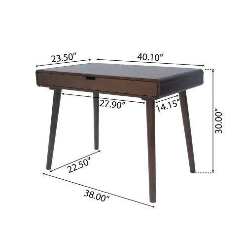 Solid Wood Writing Desk - Kia Day Design