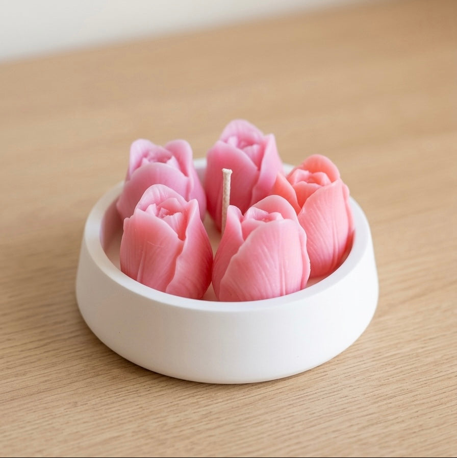 The Tulip Blossom Candle - - candles