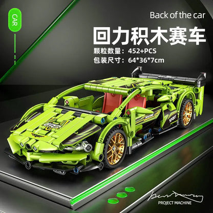 Off-Road Racing Car Building Kit Compatible with LEGO Kia Day Design