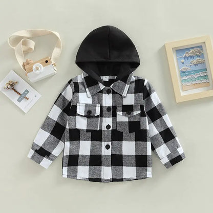 Autumn Kids Shirt Coats