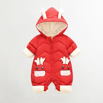 Baby Winter Snowsuit Red 24M-3T (100CM)