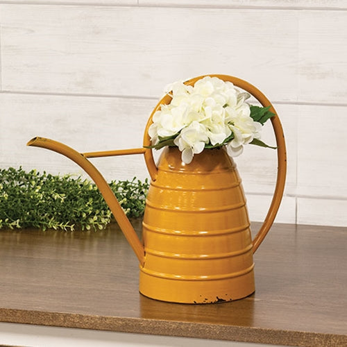 Distressed Metal Beehive Watering Can for Rustic Decor - - Tabletop Items