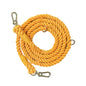 Braided Cotton Rope Dog Leash Orange Small