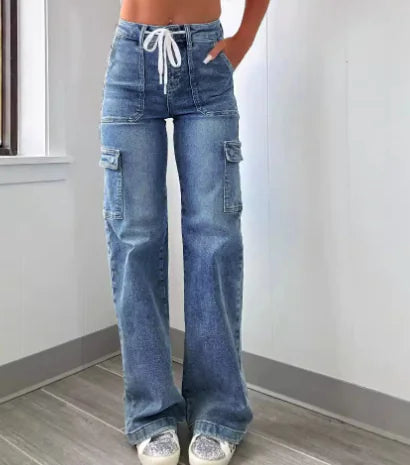 Retro Low Rise Jeans - Kia Day Design