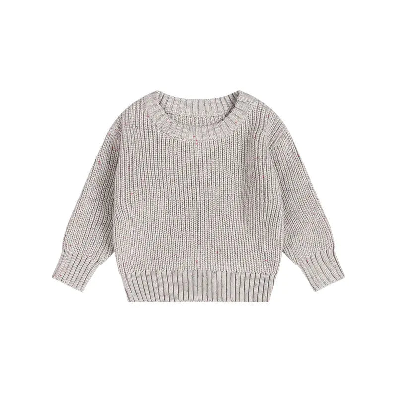 Loose Knitted Children's Sweater for Autumn & Winter