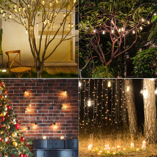 LED Solar Lights - - string lights