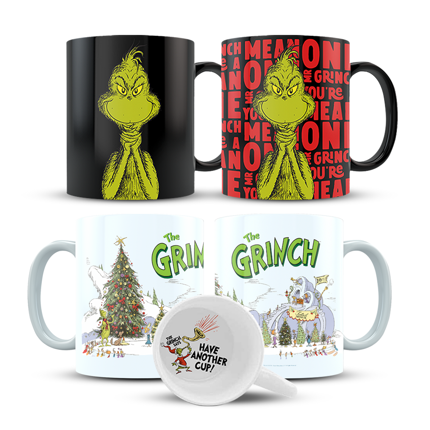 Grinch Mug Set - - Mug