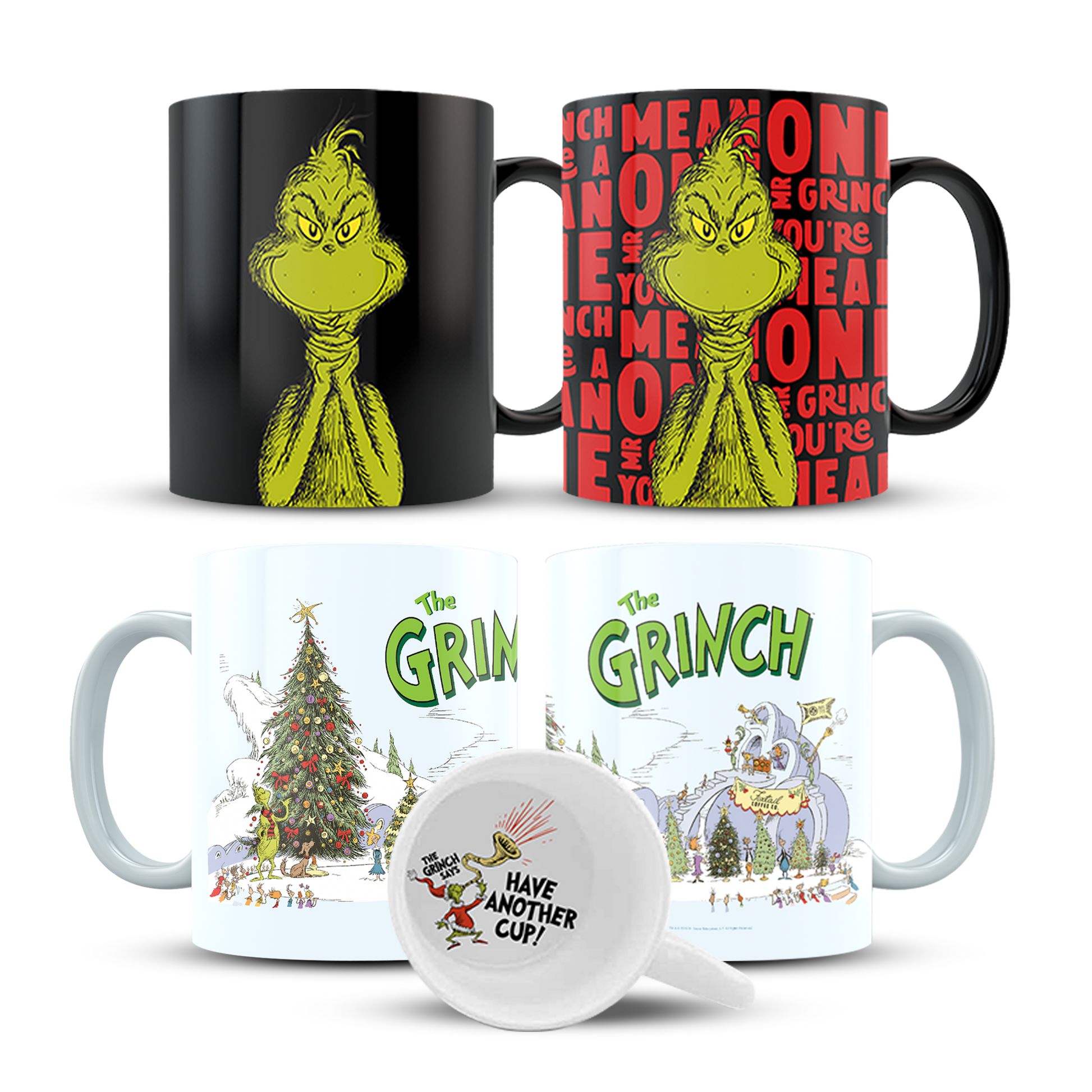 Grinch Mug Set - - Mug