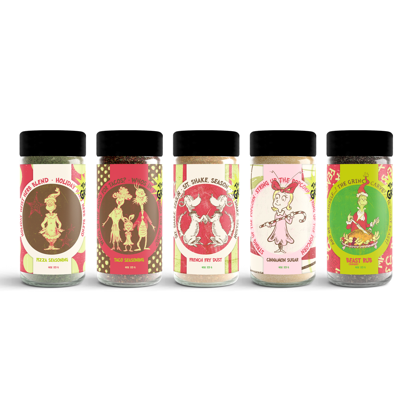 Grinch Seasonings 5-Pack - - Seasoning