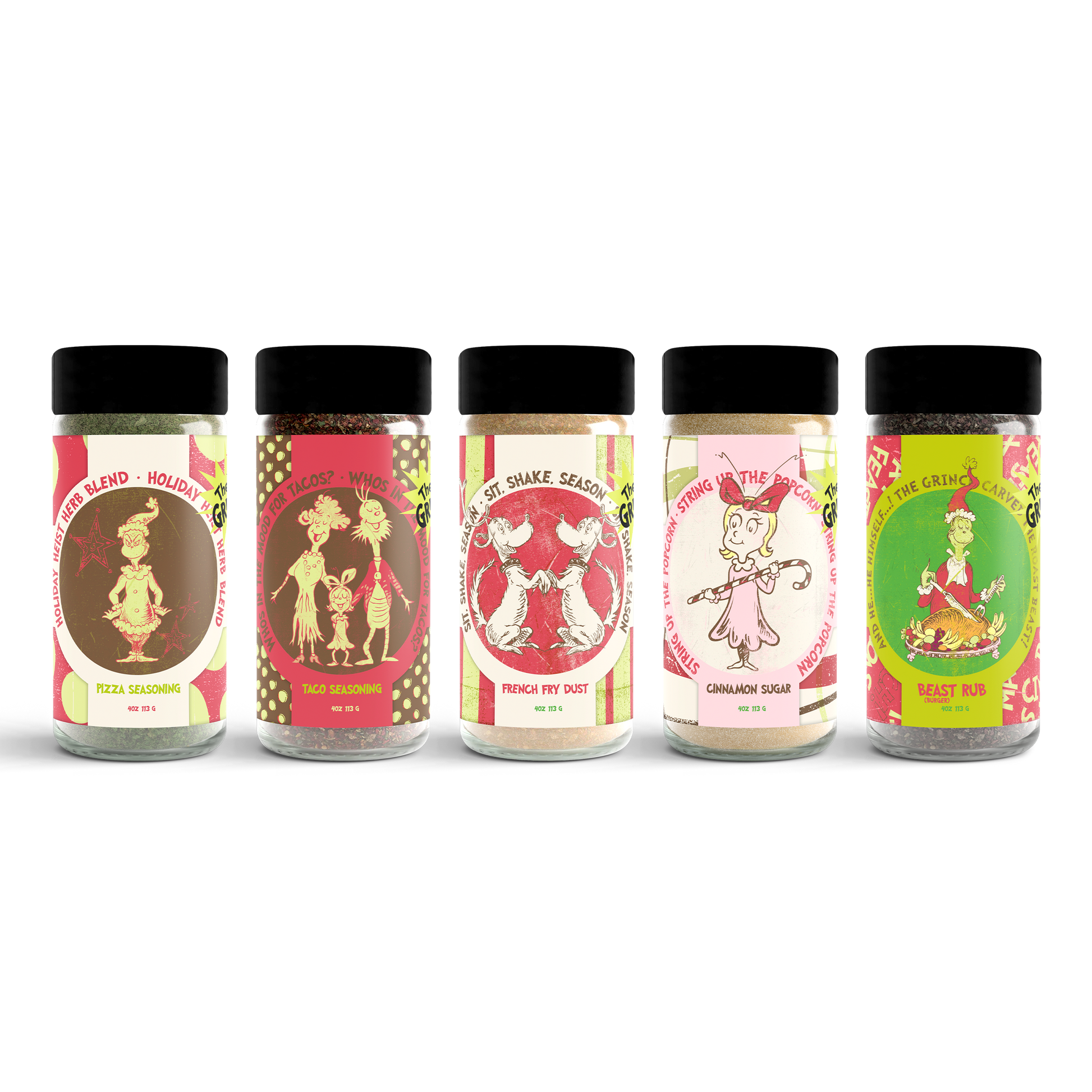 Grinch Seasonings 5-Pack - - Seasoning