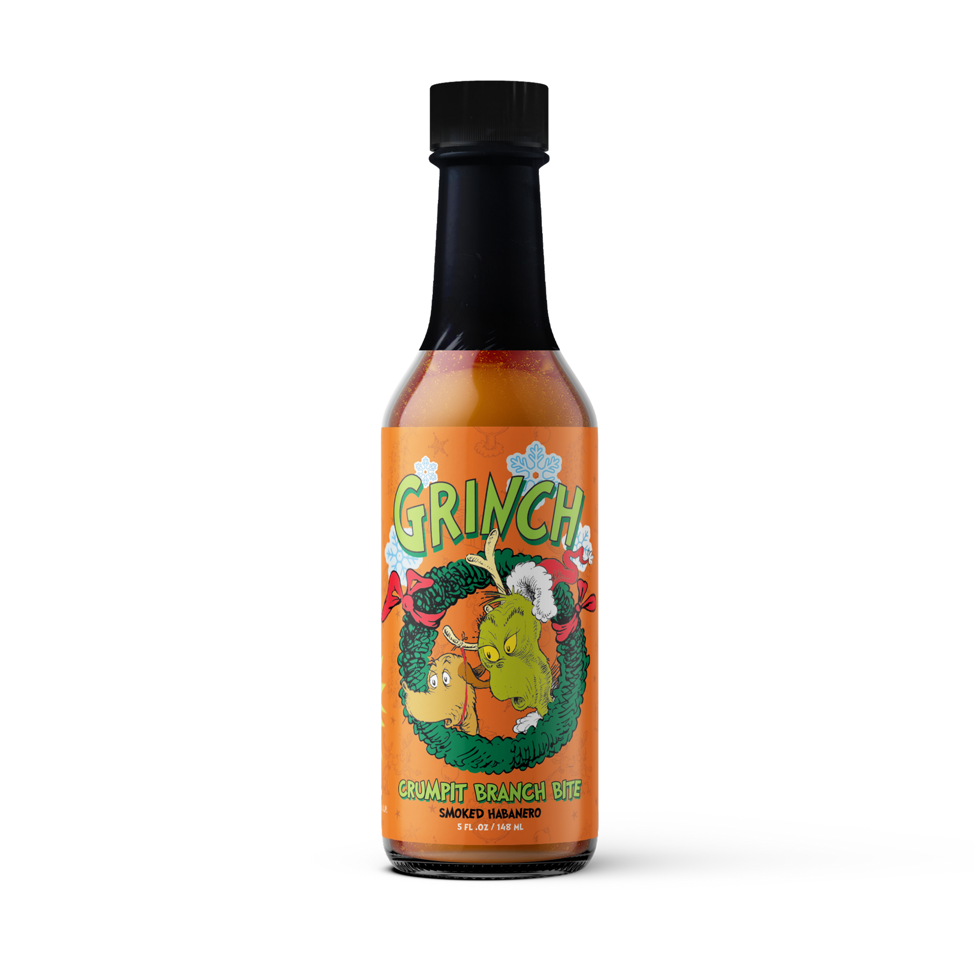Grinch Crumpit Branch Bite : Smoked Habanero - - Hot Sauce