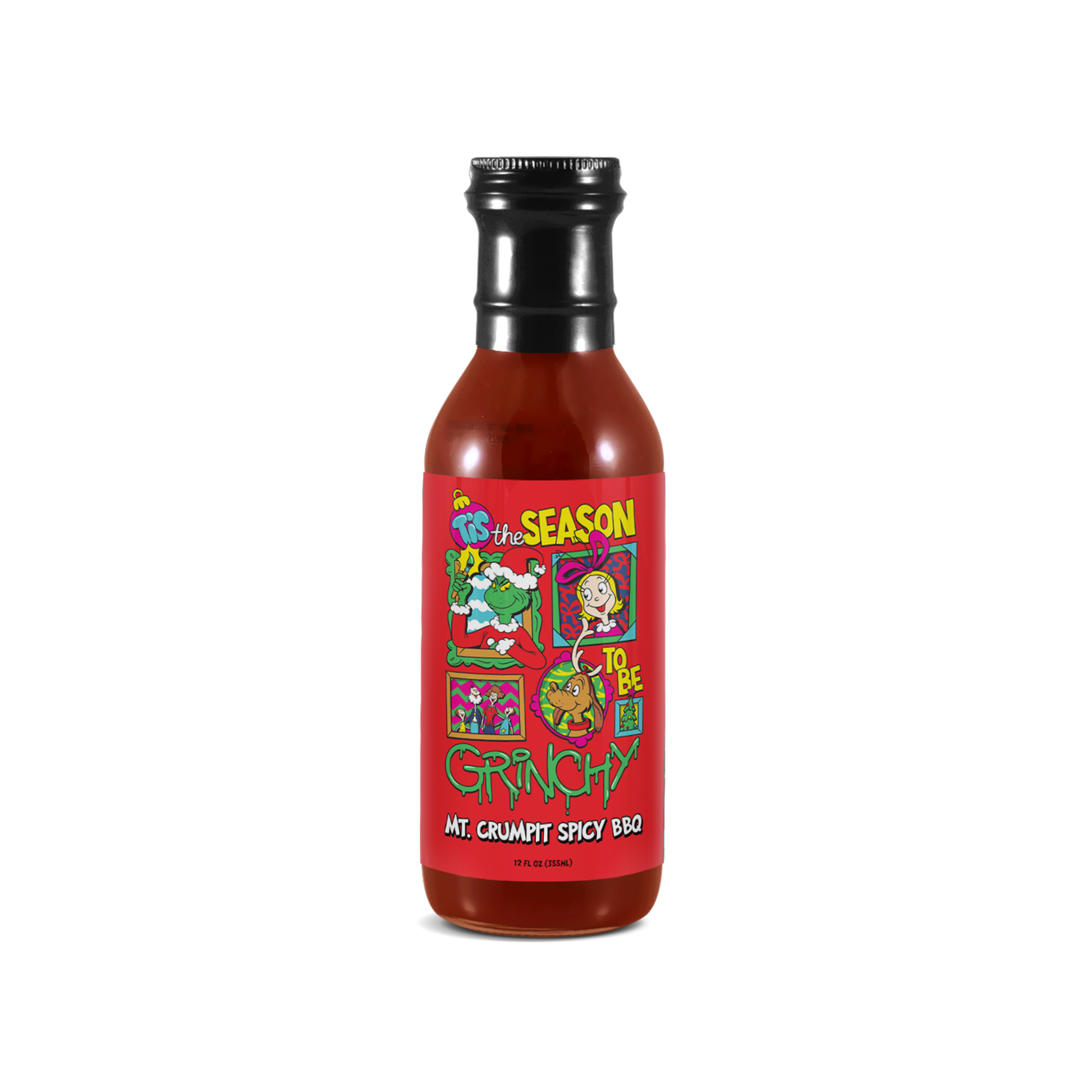 Grinch Tis the Season To Be Grinchy : Mt. Crumpit Spicy BBQ Sauce - - BBQ Sauce