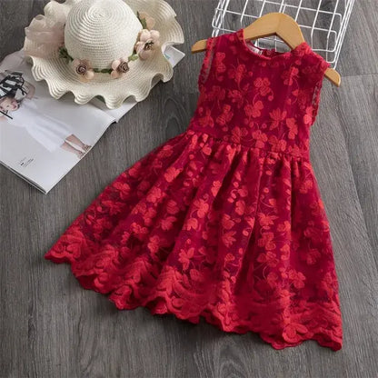 Summer Princess Dress Red 6T