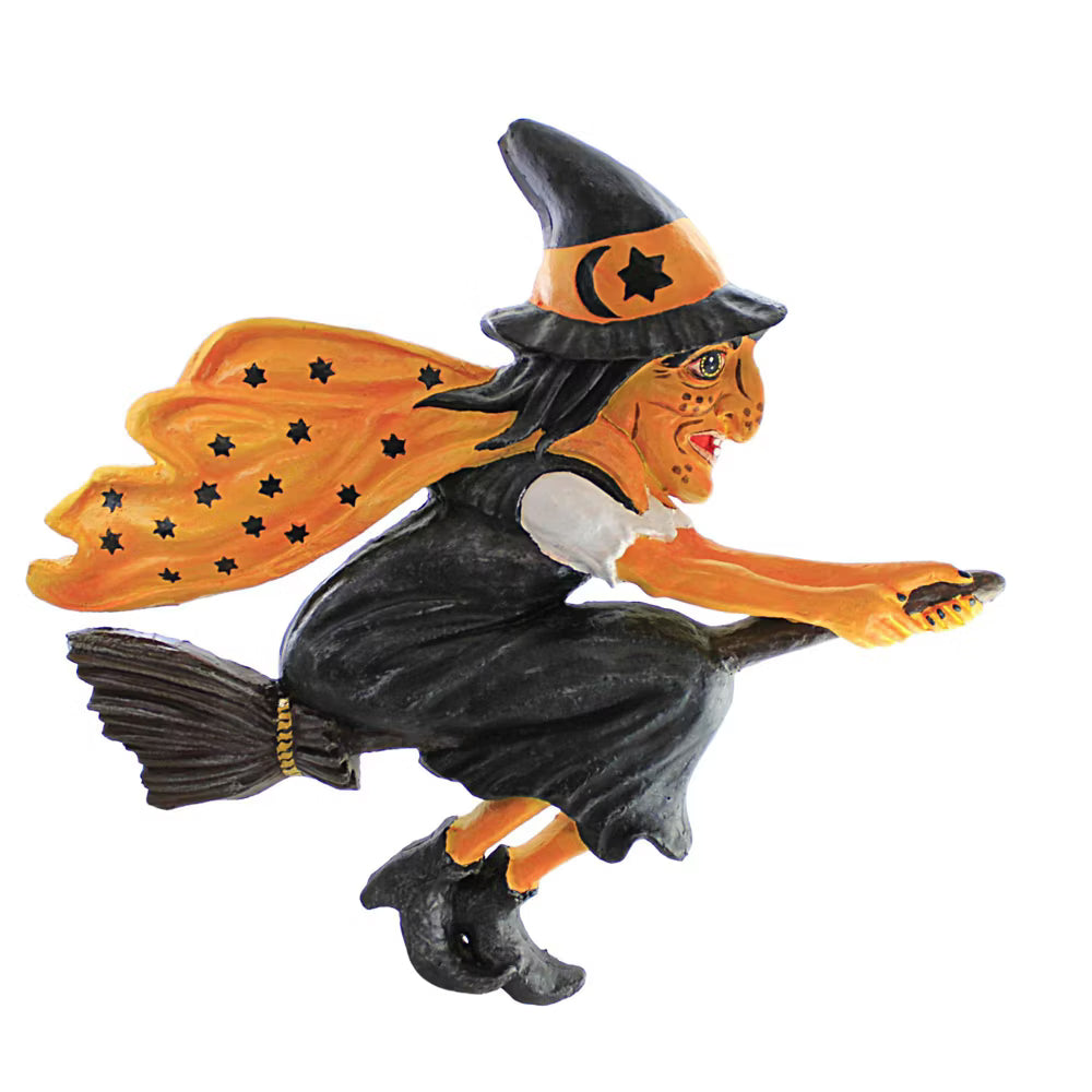 Retro Halloween Paper Mache Witch Wall Decor - - Fall & Halloween