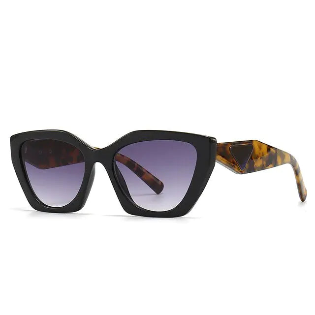 Retro Rectangular Cat Eye Sunglasses - Kia Day Design