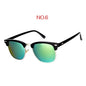 Classic Brand Designer Vintage Square Sun Glasses black green