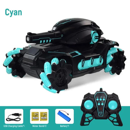 Tank RC Toy Water Bomb Shooting - Kia Day Design