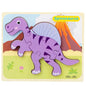 Wooden 3D Montessori Dinosaur Jigsaw Puzzles Spinosaurus