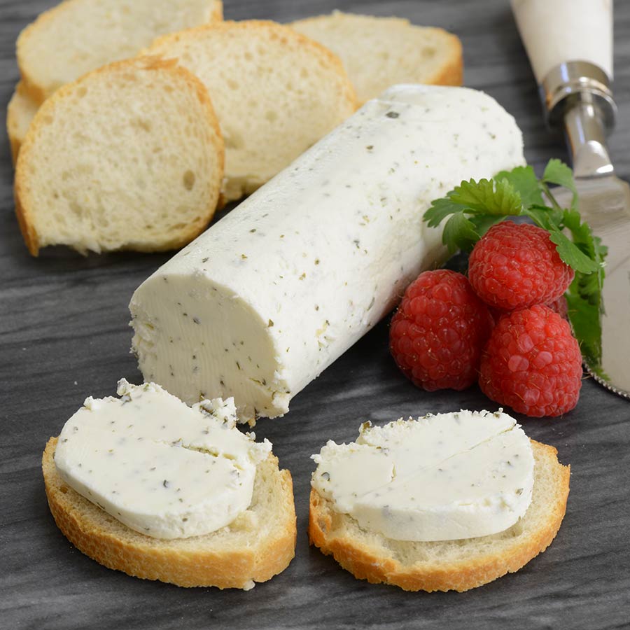 LaClare Garlic & Herb Goat Cheese- Keystone Cheese- {{Product type}}