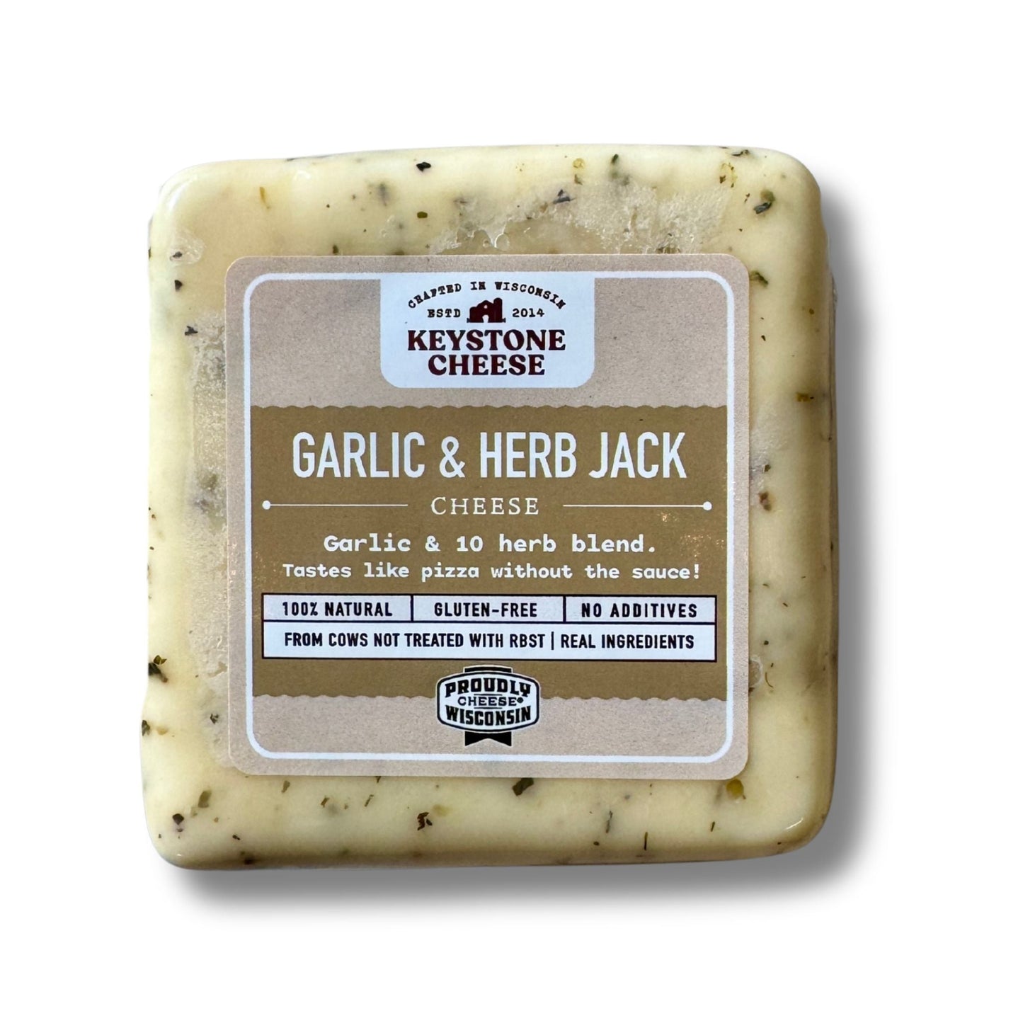 Garlic & Herb Jack- Keystone Cheese- {{Product type}}