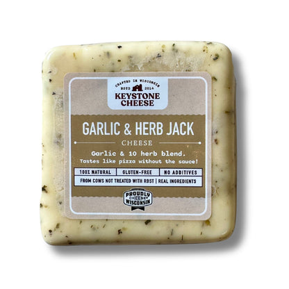 Garlic & Herb Jack- Keystone Cheese- {{Product type}}