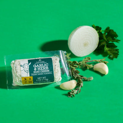 LaClare Garlic & Herb Goat Cheese- Keystone Cheese- {{Product type}}