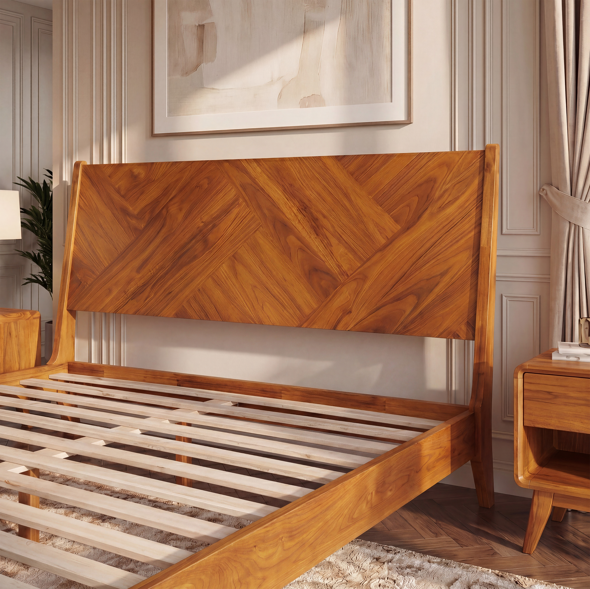 Gazelle Platform Bed Frame - - Bed Frame