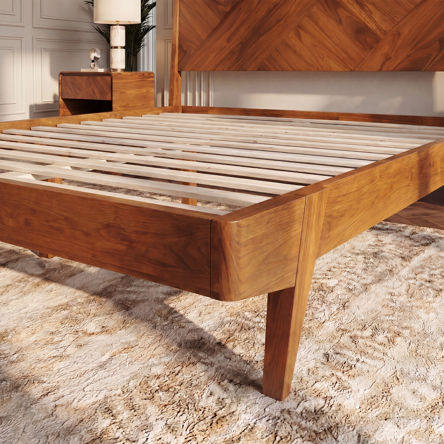 Gazelle Platform Bed Frame - - Bed Frame