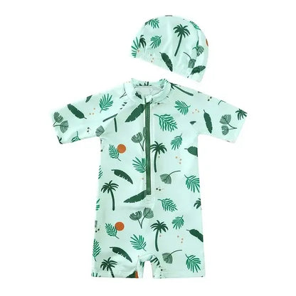 Baby Boy Swimsuit One-Piece Swimming Jumpsuit