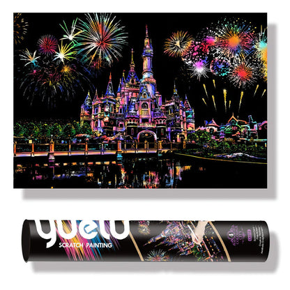 UrbanGlow Scratch Painting Kia Day Design