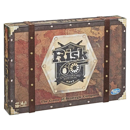 Hasbro Gaming Risk 60th Anniversary Edition Family Board Game - - game