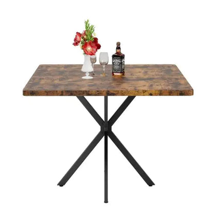 Mid Century Modern Square Dining Table - Kia Day Design