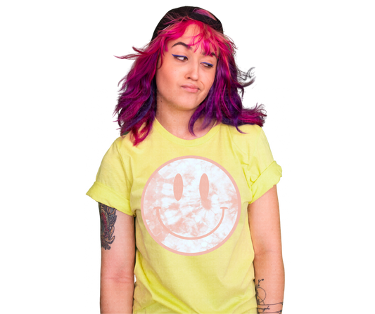 distressed smile - -