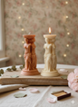 Goddess Sculpture Candle | Soy Wax Art Trio - Day at the Spa Almond - candles