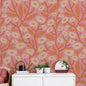 Georgia Pink Wallpaper - Peel & Stick LUXE - Wallpaper