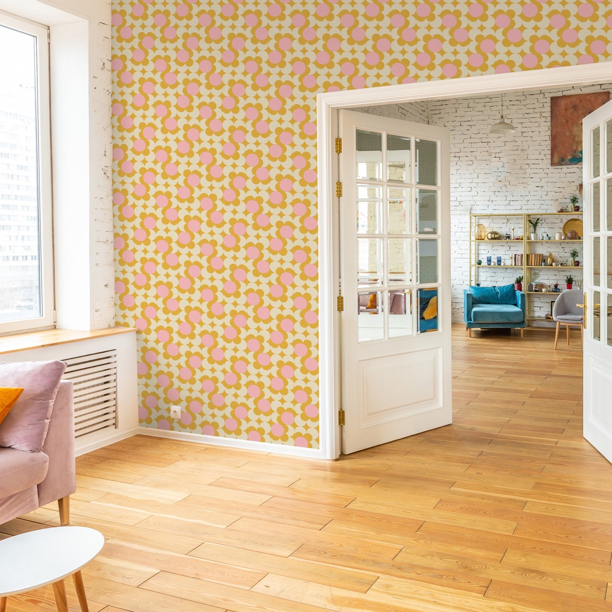 Good Day Sunshine Wallpaper- WALL BLUSH- {{Product type}}