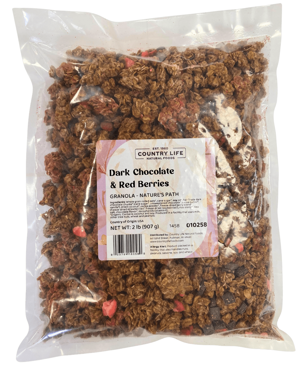 Granola, Dark Chocolate & Red Berries, Nature's Path - 2 lb - Cereals & Granolas