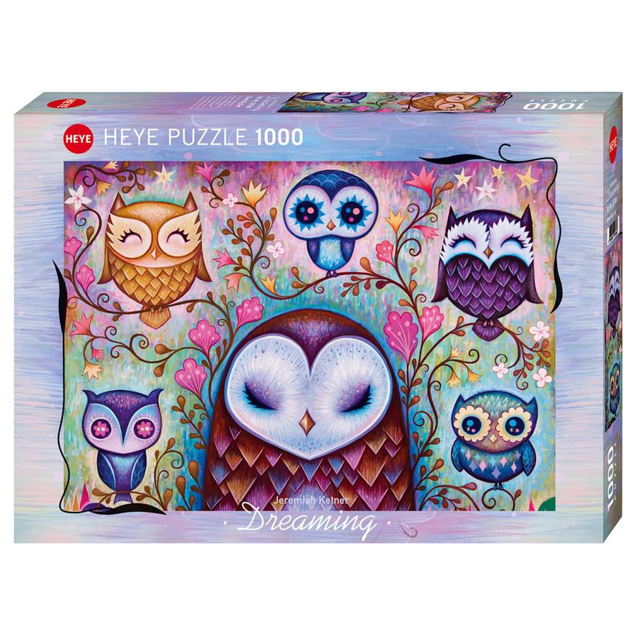 Great Big Owl Dreaming 1000 Piece Jigsaw Puzzle Heye - - Jigsaw Puzzle