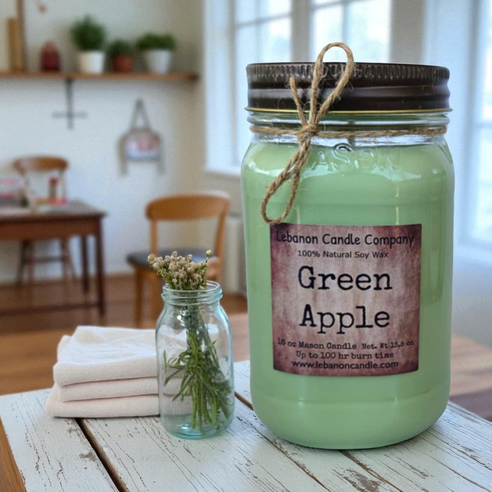 Green Apple Candle - - Candles & Melts